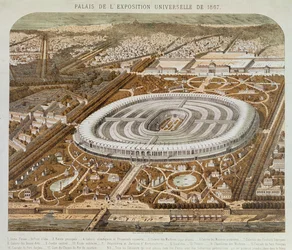 Palace of the Universal Exhibition in Paris in 1867